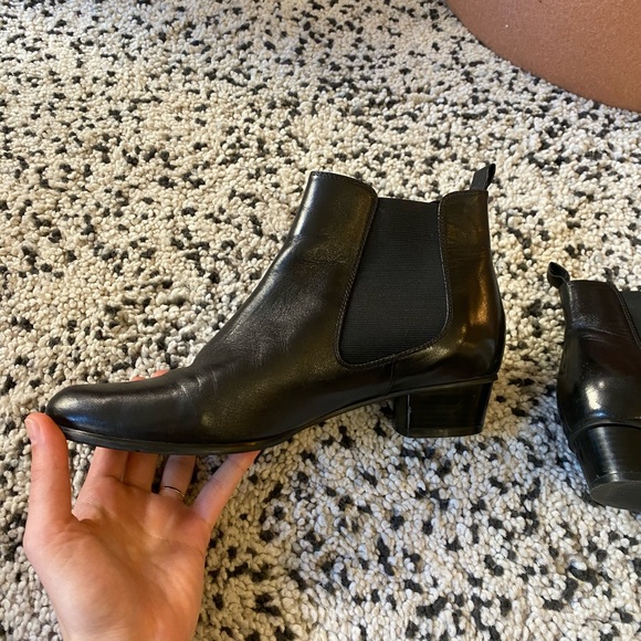 Black Leather Chelsea boots - only worn twice! - Picture 7 of 8